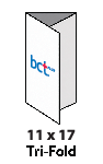 11 x 17 - Use this option if you have one PDF file with 2 pages.